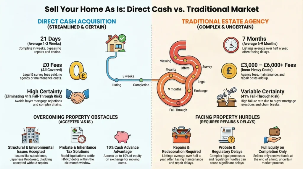sell your home as is, sell damaged house, poor condition property